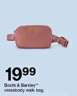 Target Boots & Barkley crossbody walk bag offer