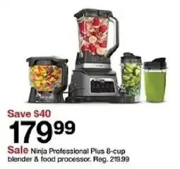 Target Ninja Professional Plus 8-cup blender & food processor offer