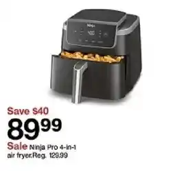 Target Ninja Pro 4-in-1 air fryer offer