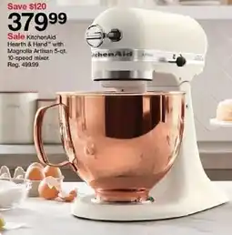 Target KitchenAid Hearth & Hand with Magnolia Artisan 5-qt. 10-speed mixer offer