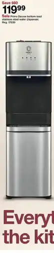 Target Primo deluxe bottom-load stainless steel water dispenser offer