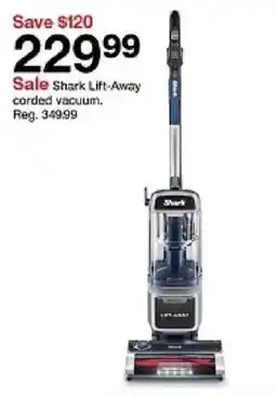 Target Shark Lift-Away corded vacuum offer