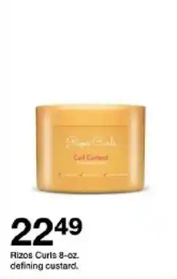 Target Rizos Curls defining custard offer