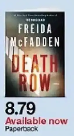 Target Freida McFadden death row offer