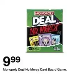 Target Monopoly Deal No Mercy Card Board Game offer
