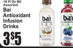 SuperFresh Bai Antioxidant Infusion Drinks offer