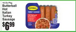 SuperFresh Butterball Hot Italian Turkey Sausage offer