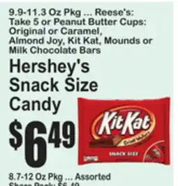 SuperFresh Hershey's Snack Size Candy offer