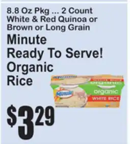 SuperFresh Minute Ready To Serve! Organic Rice offer