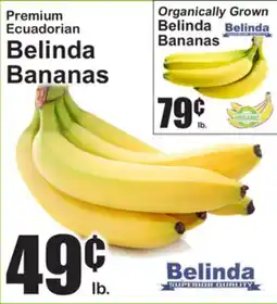 SuperFresh Organically Grown Belinda Bananas offer