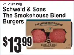 SuperFresh Schweid & Sons The Smokehouse Blend Burgers offer