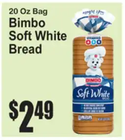 SuperFresh 20 Oz Bag Bimbo Soft White Bread offer