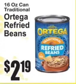 SuperFresh Ortega Refried Beans offer
