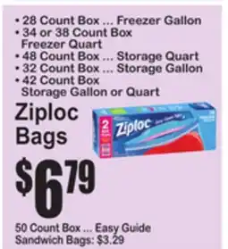 SuperFresh Ziploc Bags offer