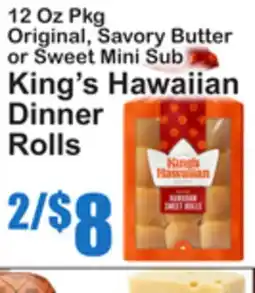 SuperFresh King's Hawaiian Dinner Rolls offer
