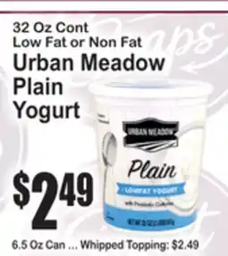 SuperFresh Urban Meadow Plain Yogurt offer