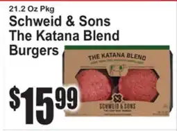 SuperFresh Schweid & Sons The Katana Blend Burgers offer