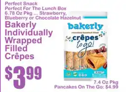 SuperFresh Bakerly Individually Wrapped Filled Crêpes offer