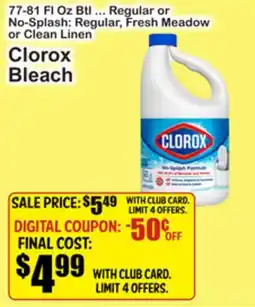 SuperFresh Clorox Bleach offer
