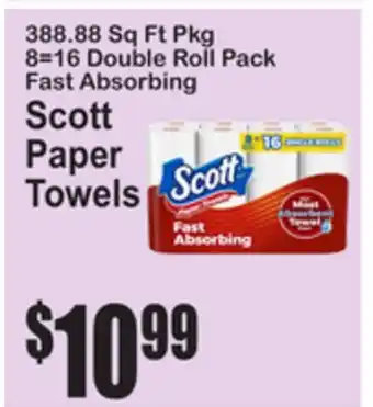 SuperFresh Scott Paper Towels offer
