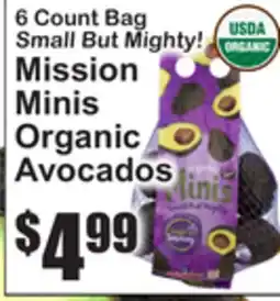 SuperFresh Mission Minis Organic Avocados offer