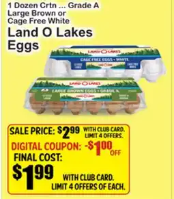 SuperFresh Land O Lakes Eggs offer