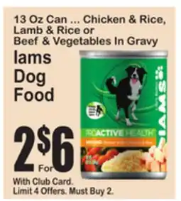 SuperFresh Iams Dog Food offer