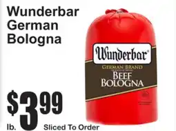 SuperFresh Wunderbar German Bologna offer