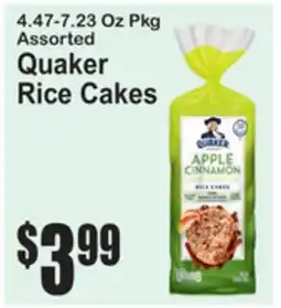 SuperFresh Quaker Rice Cakes offer