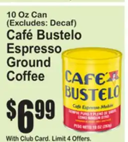 SuperFresh Café Bustelo Espresso Ground Coffee offer
