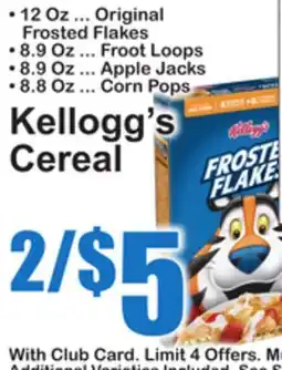 SuperFresh Kellogg's Cereal offer
