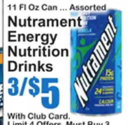 SuperFresh Nutrament Energy Nutrition Drinks offer