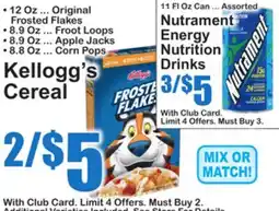 SuperFresh Kellogg's Cereal offer