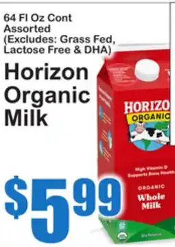 SuperFresh Horizon Organic Milk offer