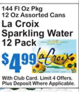 SuperFresh La Croix Sparkling Water offer