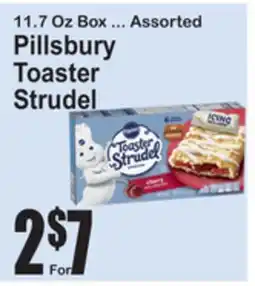 SuperFresh 11.7 Oz Box ... Assorted Pillsbury Toaster Strudel offer