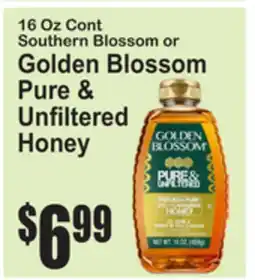 SuperFresh 16 Oz Cont Southern Blossom or Golden Blossom Pure & Unfiltered Honey offer