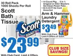 SuperFresh Scott Bath Tissue offer