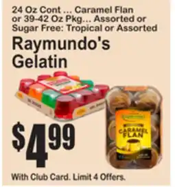 SuperFresh Raymundo's Gelatin offer
