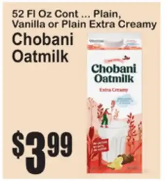 SuperFresh Chobani Oatmilk offer