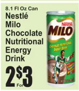 SuperFresh Nestlé Milo Chocolate Nutritional Energy Drink offer