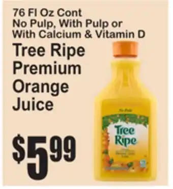 SuperFresh Tree Ripe Premium Orange Juice offer