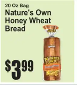 SuperFresh Nature's Own Honey Wheat Bread offer