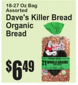 SuperFresh Dave's Killer Bread Organic Bread offer