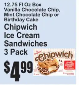 SuperFresh Chipwich Ice Cream Sandwiches offer
