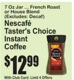 SuperFresh Nescafé Taster's Choice Instant Coffee offer