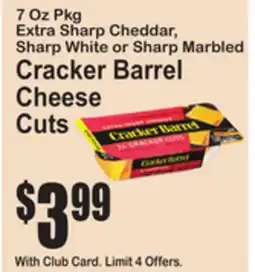 SuperFresh Cracker Barrel Cheese Cuts offer