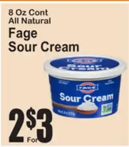 SuperFresh Fage Sour Cream offer