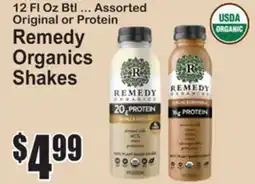 SuperFresh Remedy Organics Shakes offer