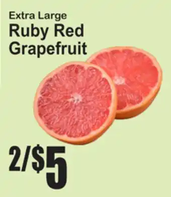 SuperFresh Extra Large Ruby Red Grapefruit offer